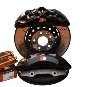 Front Audi S4 B9 B9 Original Brake Kit 6piston Black Akebono RS 375x36mm A4 S4 A5 S5 A6 C8 New