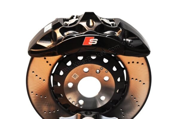 Front Audi S4 B9 B9 Original Brake Kit 6piston Black Akebono RS 375x36mm A4 S4 A5 S5 A6 C8 New
