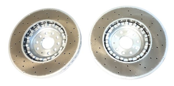 Front Audi S3 8y Vw Mk8 R Brake Discs 5WA615301A 357x34mm Round NEW