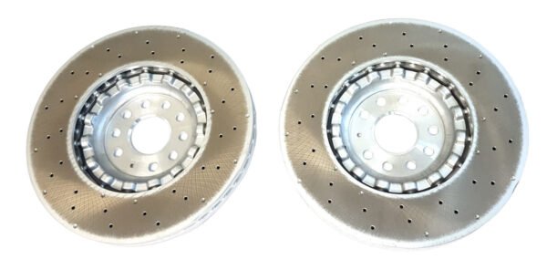 Front Vw Mk8 R Clubsport Brake Pads 5WA615301J 357x34mm 5WA698151M 5 Front Vw Mk8 R Clubsport Brake Pads 5WA615301J 357x34mm 5WA698151M Front Audi S3 8y Vw Mk8 R Brake Discs 5WA615301A 357x34mm Round NEW