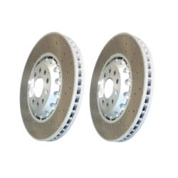 Front Audi S3 8y Vw Mk8 R Brake Discs 5WA615301A 357x34mm Round NEW