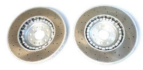Front Audi S3 8y Vw Mk8 R Brake Discs 5WA615301A 357x34mm Round NEW