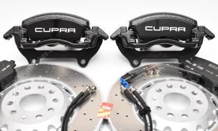 Front Golf 8R Audi S3 8Y 2piston Brake Kit 357x34mm 8Y0615123 8Y0615124 5WA615301A Black New