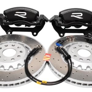 Front Golf 8R Audi S3 8Y 2piston Brake Kit 357x34mm 8Y0615123 8Y0615124 5WA615301A Black New