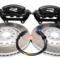 Front Golf 8R Audi S3 8Y 2piston Brake Kit 357x34mm 8Y0615123 8Y0615124 5WA615301A Black New