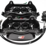 Front Golf 8R Audi S3 8Y 2piston Brake calipers 8Y0615123 8Y0615124 Black New-2