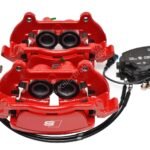 Front Golf 8R Audi S3 8Y 2piston Brake calipers 8Y0615123A 8Y0615124A Red New-2