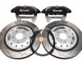 Front Seat Leon Cupra Performance Pack Audi TTRS 8J Brembo 4pot Brake Kit Black New
