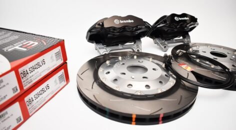 Front Seat Leon Cupra Performance Pack Audi TTRS 8J Brembo 4pot Brake Kit Black New