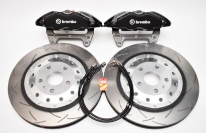 Front Seat Leon Cupra Performance Pack Audi TTRS 8J Brembo 4pot Brake Kit Black New