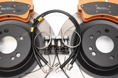 Front Brembo 6pot Z18 18Z Calipers Upgrade Package DBA Brake disc Brake pads Adapters Lines