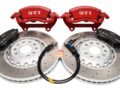Front Golf 8R Audi S3 8Y 2piston Brake Kit 357x34mm 8Y0615123A 8Y0615124A 5WA615301A Red New