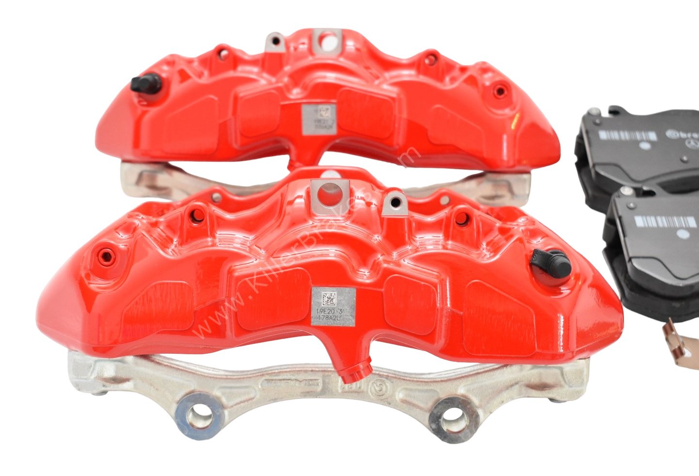 Genuine AMG 6pot Brake Calipers Set with pads for Mercedes-Benz W222 S63 S65 S class HQ SE OEM NEW