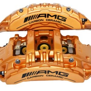 Mercedes W197 SLS W205 C63 AMG GT R Carbon Ceramic Front Brake Calipers No Pads A1974210798 A1974212498 A0004205800