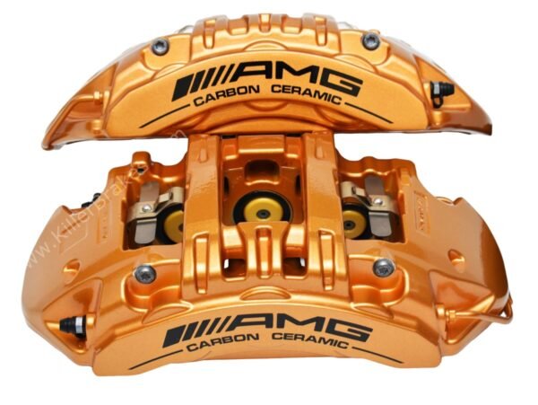 Mercedes W197 SLS W205 C63 AMG GT R Carbon Ceramic Front Brake Calipers No Pads A1974210798 A1974212498 A0004205800