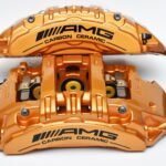 Mercedes W197 SLS W205 C63 AMG GT R Carbon Ceramic Front Brake Calipers Brembo A1974210798 A1974212498 A0004205800-6