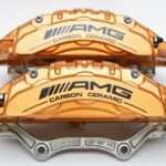Mercedes W222 C217 S 63 AMG Carbon Front Brake Calipers Ceramic A2224215598 A2224215698 A0064200720-1