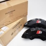 Front Audi E-Tron Brembo 6pot Calipers 400x38mm 4KE615107F 4KE615108F Black A4 S4 A5 S5 Rs4 Rs5 B9 A6 C8 New-10