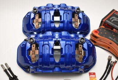 Front Audi E-tron GT 4J3615123 4J3615124 Brembo 6pot Brake Upgrade for 375x36mm Brake Discs