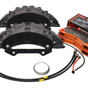 Front Brembo 6pot Brake Kit 375x36mm Brembo Drilled Brake Discs DBA Xtreme Brake pads