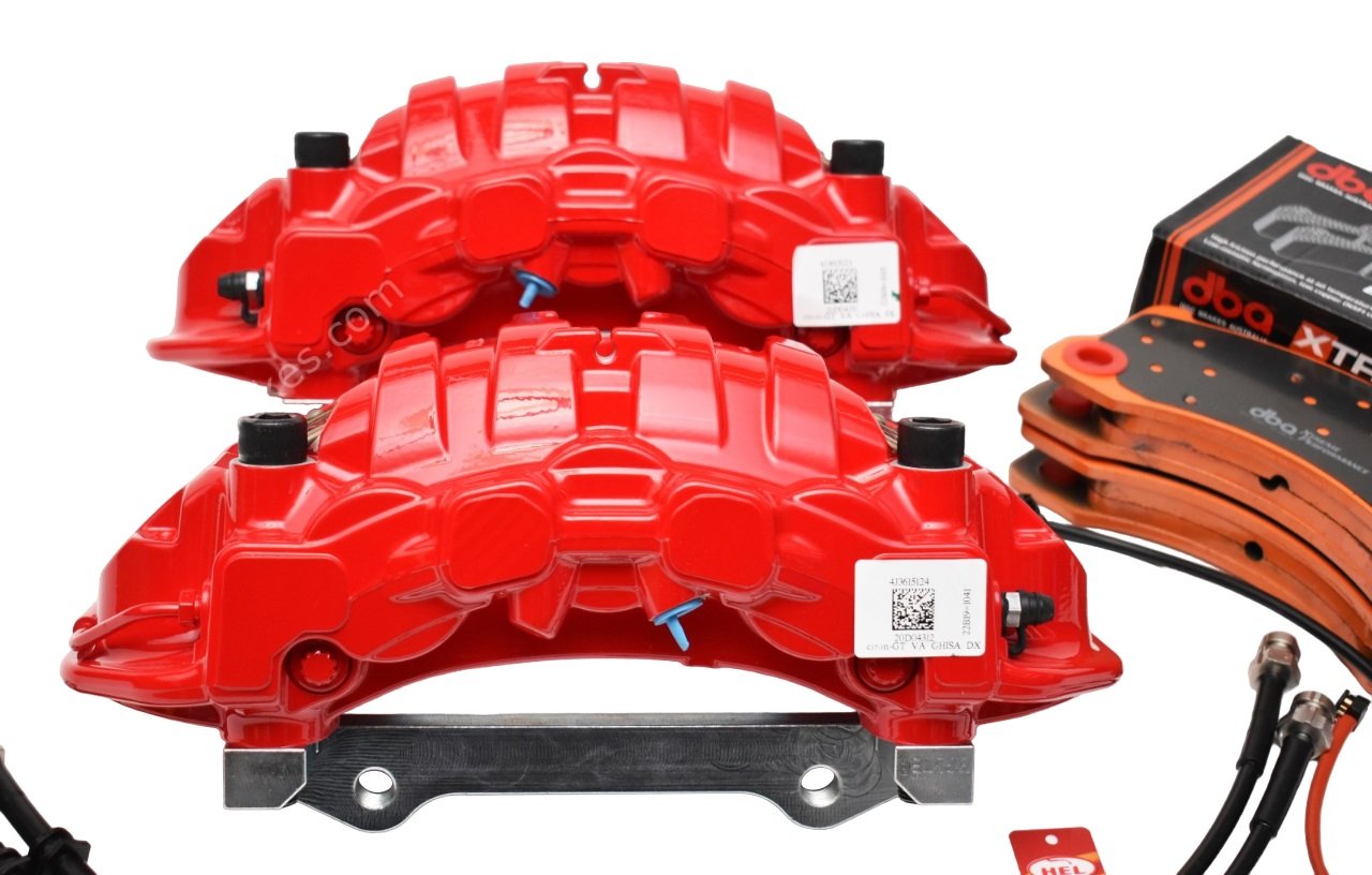 Front Audi E-tron GT 4J3615123 4J3615124 Brembo 6pot Brake Upgrade for 375x36mm Brake Discs