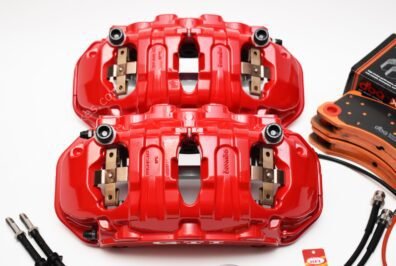 Front Audi E-tron GT 4J3615123 4J3615124 Brembo 6pot Brake Upgrade for 375x36mm Brake Discs