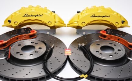 Front Brembo 6pot Brake Kit 375x36mm Brembo Drilled Brake Discs DBA Xtreme Brake pads