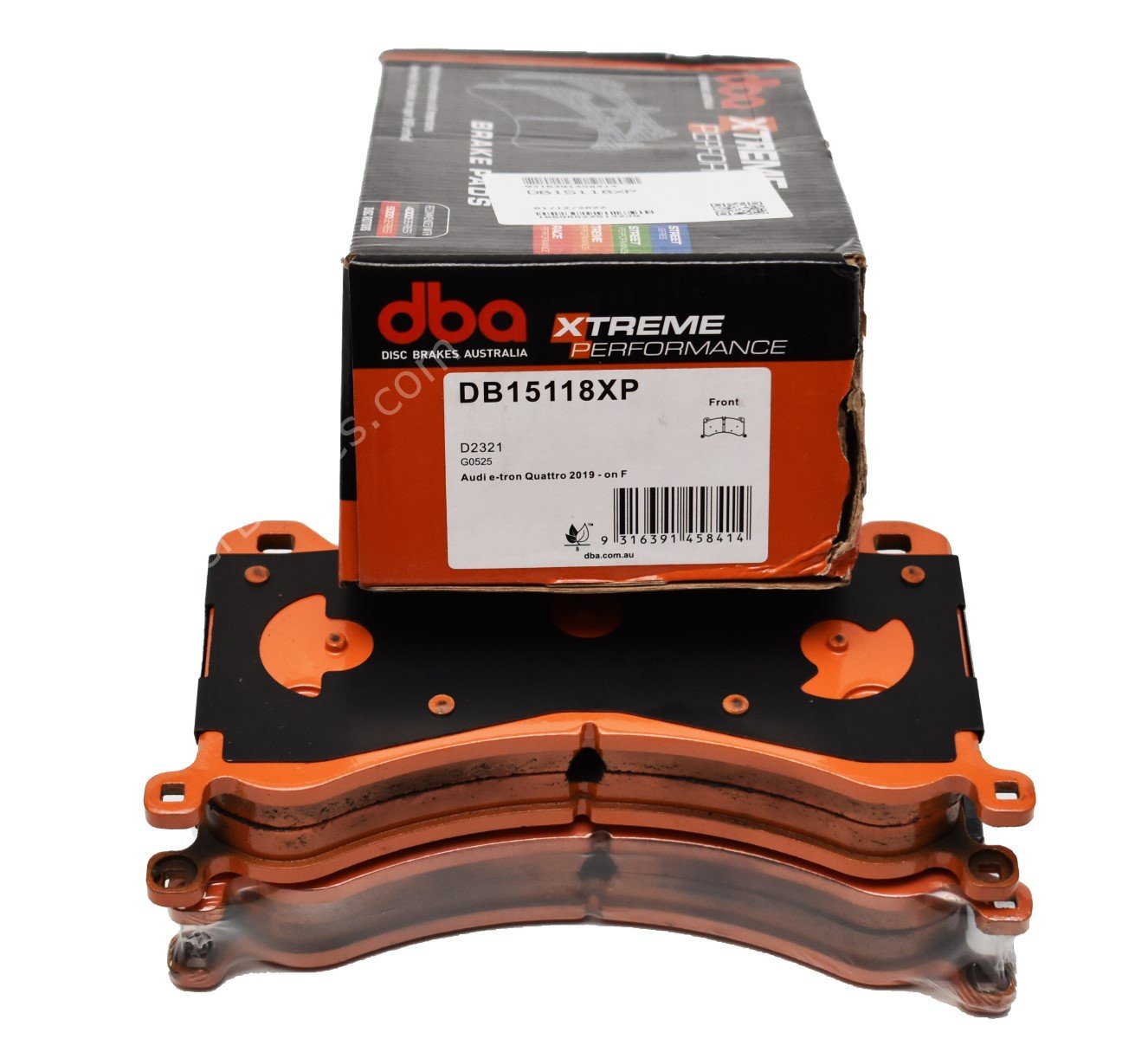 Front E-tron DBA Brake Pads DB15118XP Xtreme Performance Brembo 6pot 400x38mm 4KE698151E New