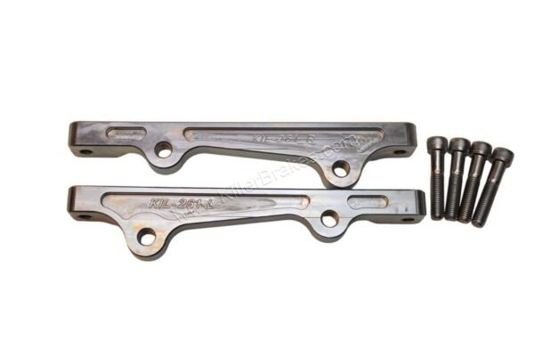 Custom Adapters for Akebono 6pot calipers with 357x34mm 8W0615105EE 8W0615106EE 5WA615301A