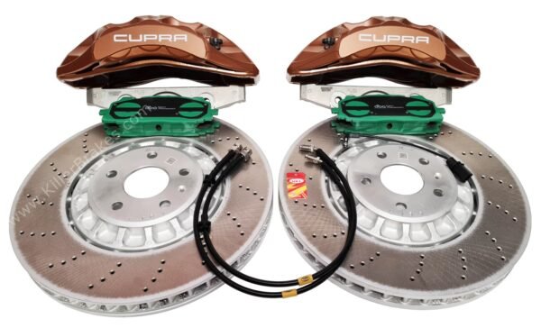 Front CUPRA Formentor VZ5 Audi Rsq3 F3 Brake Kit Akebono 6pot Black 374x36mm New