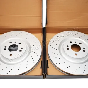 Front DBA3692OEX Brake Discs 375x36mm Street Series drilled Pair