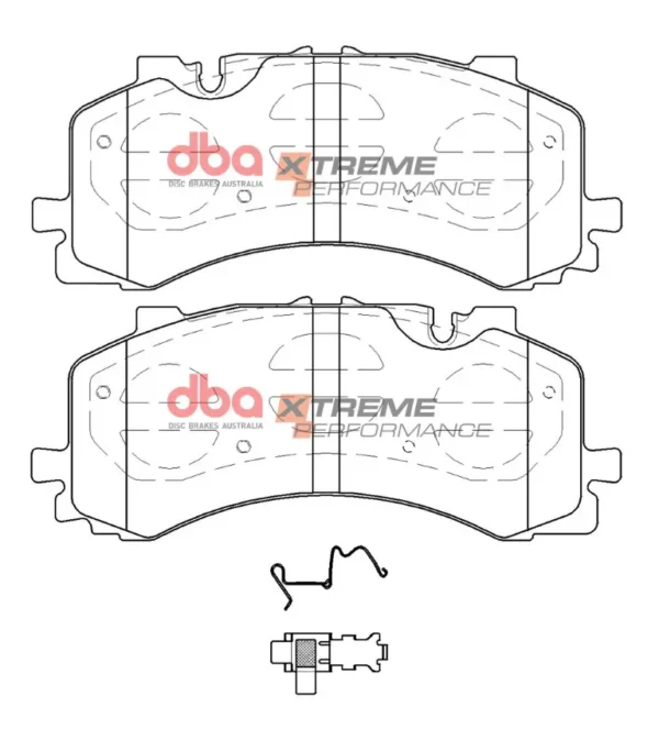 Front DB15124XP DBA Xtreme Performance Brake Pads Audi SQ7 4M Q8 1