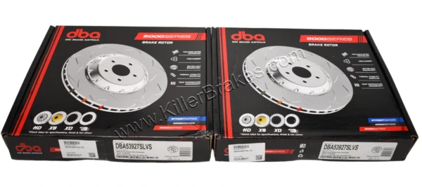 Front DBA53927SLVS Brake Discs Golf 8R Audi S3 8Y 5WA615301A 357x34mm