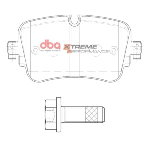 Rear DB15031XP DBA Xtreme Performance Brake Pads Audi Q7 SQ7 Q8 4M E-tron