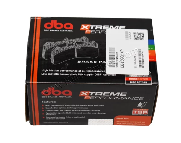 Rear DB15031XP DBA Xtreme Performance Brake Pads Audi Q7 SQ7 Q8 4M E-tron