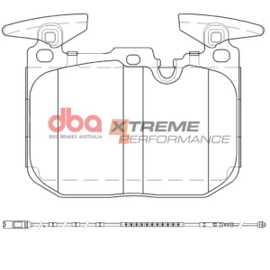 Front BMW F20 F30 DB2299XP Brake Pads DBA Xtreme Performance 4pot Brembo Calipers