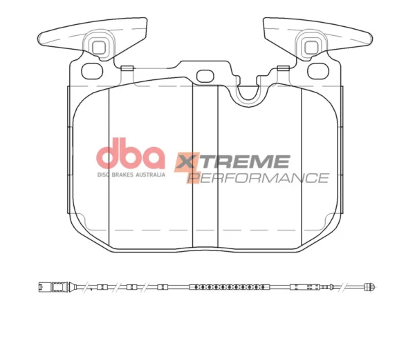 Front BMW F20 F30 DB2299XP Brake Pads DBA Xtreme Performance 4pot Brembo Calipers