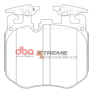 Front DB15108XP Brake Pads DBA Xtreme Performance 4pot Brembo Calipers 374mm 395mm