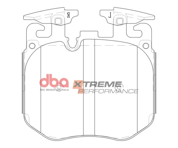 Front DB15108XP Brake Pads DBA Xtreme Performance 4pot Brembo Calipers 374mm 395mm