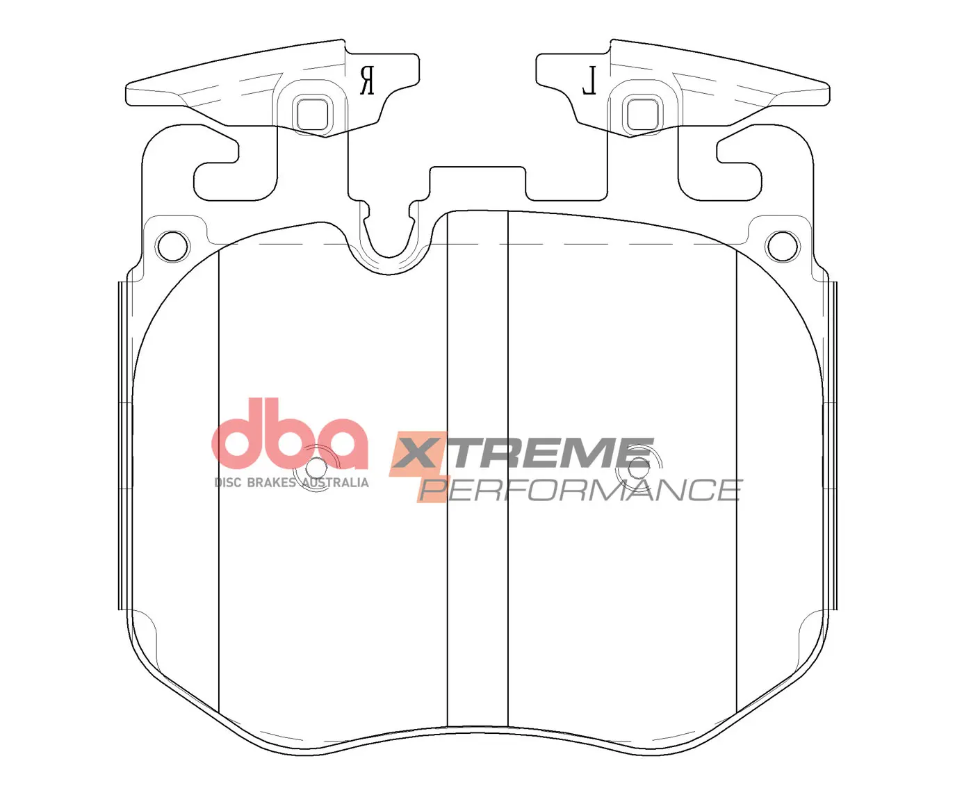 Front DB15108XP Brake Pads DBA Xtreme Performance 4pot Brembo Calipers 374mm 395mm