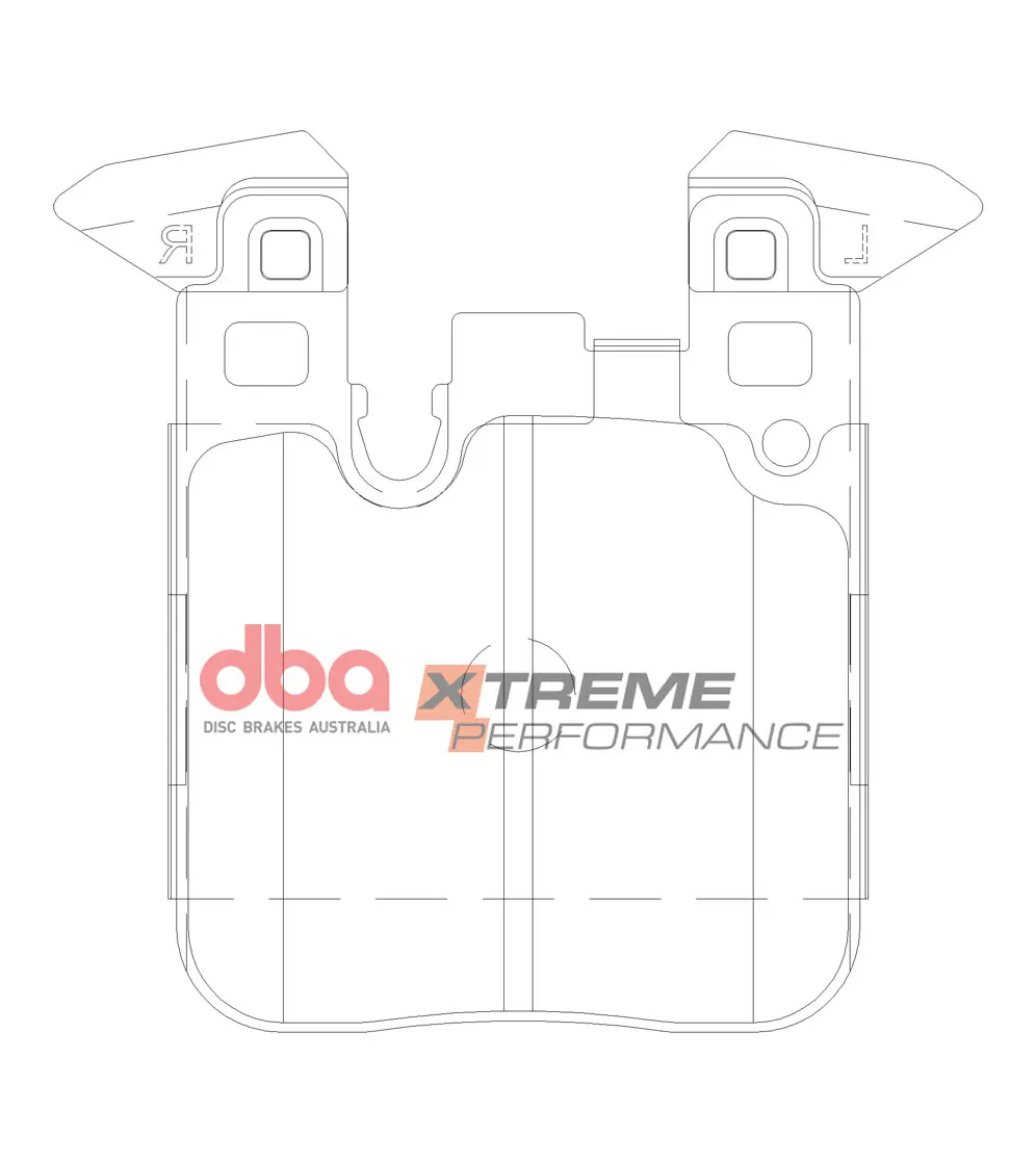 Rear BMW F20 F30 DB15127XP Brake Pads DBA Xtreme Performance 2pot Brembo Calipers