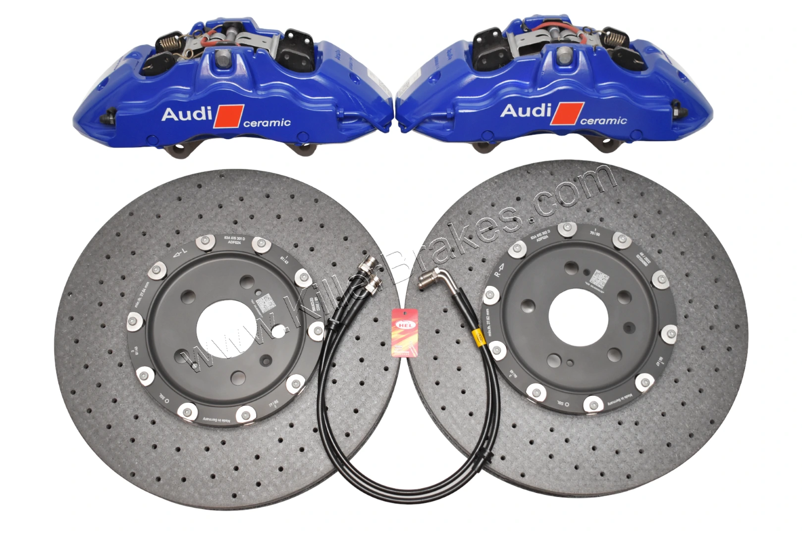 Audi Rs3 8Y RSQ3 F3 Ceramic Brake Kit Brembo 6pots 380x38mm Ceramic Discs Blue NEW