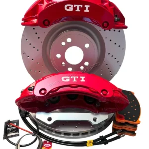 Front Brembo 6pot Brake Kit 375x36mm DBA3692OEX Drilled Brake Discs DBA Xtreme Brake pads