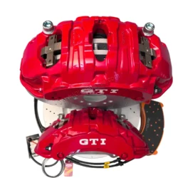 Front Brembo 6pot Brake Kit 375x36mm DBA3692OEX Drilled Brake Discs DBA Xtreme Brake pads