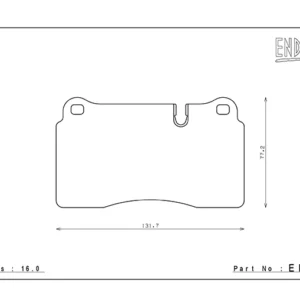 Front ENDLESS EIP184MX87 brake pads Audi TTRS 8J RS3 8P Cupra Formentor Cupra 5F