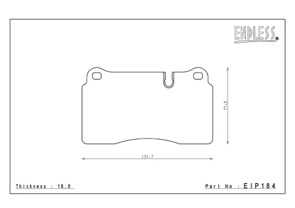 Front ENDLESS EIP184MX87 brake pads Audi TTRS 8J RS3 8P Cupra Formentor Cupra 5F
