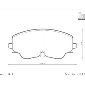 Front ENDLESS EIP329MX87 brake pads AUDI S3 8Y Golf 8R 8GTI Clubsport Tiguan R