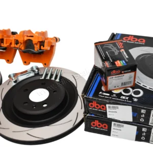 Rear brake upgrade Calipers and 356x22mm DBA Slotted Brake Discs Golf 5 6 7 8 R20 Gti R R32 Audi S3 8v 8p 8Y