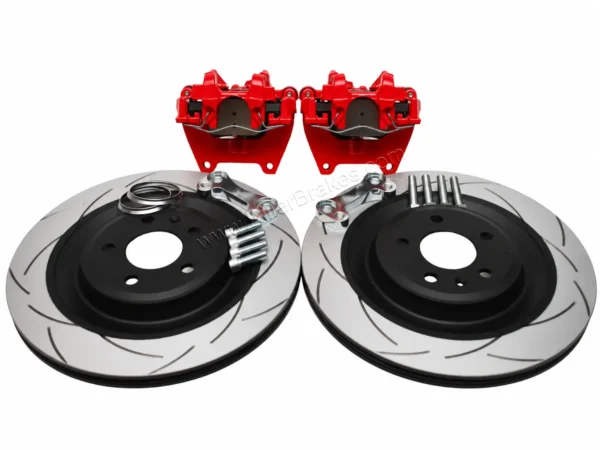 Rear brake upgrade Calipers and 356x22mm DBA Slotted Brake Discs Golf 5 6 7 8 R20 Gti R R32 Audi S3 8v 8p 8Y