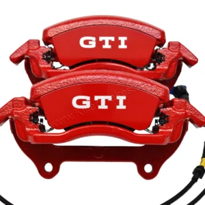 Front Golf 8 GTI Clubsport 2piston Brake calipers 5WA615123D  5WA615124D Red New